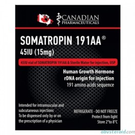 Somatropin (45IU HGH) 15mg Canadian Pharmaceuticals